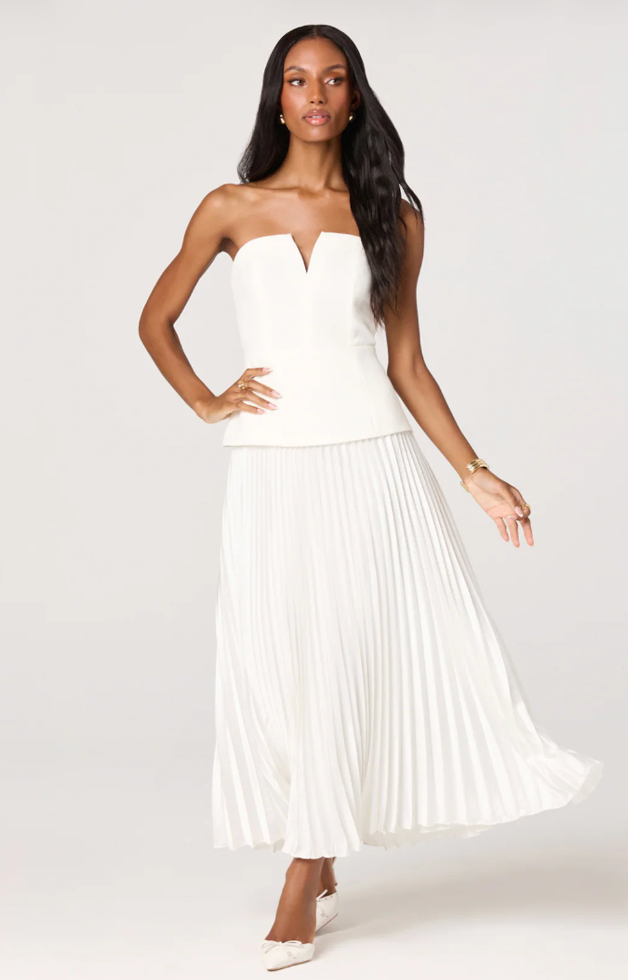 Aryana Dress White / L