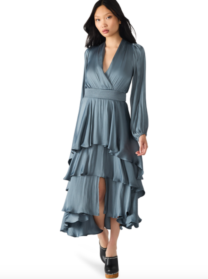 Steve Madden Women's Bei Dress - Grey - Size Medium - Polyester Steve Madden Women's Bei Dress - Grey - Size Medium - Polyester