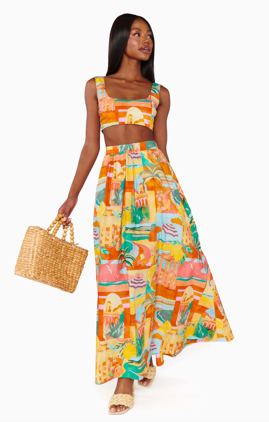 SHOW ME YOUR MUMU PISA CROP TOP IN POSTCARDS FROM ITALIA