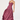 A woman modeling a floor-length satin maxi dress in a dusty rose or mauve shade. The dress features a structured, embellished lace-like bodice with thin spaghetti straps and a voluminous, flowing skirt.