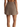 Brown skirt worn by a person on a white background