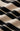 Close-up of black and white striped fabric texture