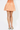 ADELYN RAE SOLEIL YARN DYED PLAID FLARED MINI SKIRT IN ORANGE AND WHITE