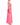 AMUR ENLY PLEATED GOWN IN PINK ANEMONE