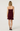 ASTR SALENA STRAPLESS RUCHED MINI DRESS IN WINE