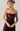 ASTR THE LABEL ASCELLA SWEETHEART PLEATED MIDI DRESS IN WINE