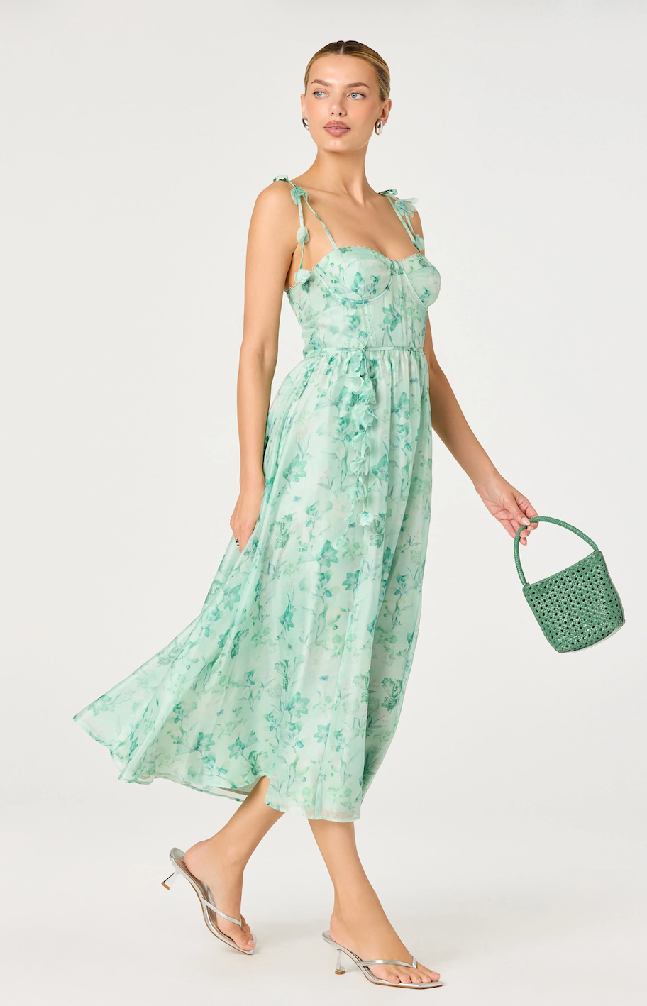astr the label green dress ASTR the Label Halcyon Dress in Green