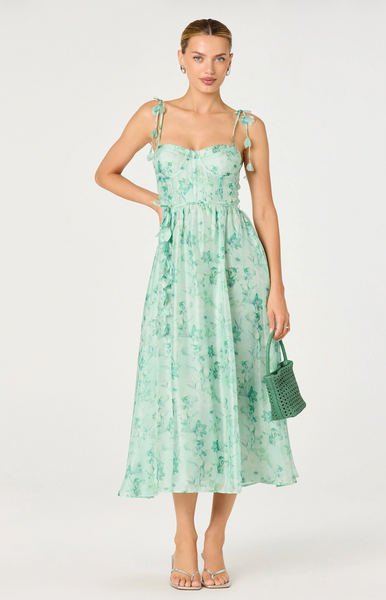 midi dress kancing tangan 3 MUSHROOM MIDI DRESS WITH FEATHER ON HAND | CULT MIA