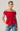 ASTR THE LABEL TENNILLE OFF THE SHOULDER PEPLUM TOP IN RED