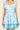 EMBROIDERY HEART NECKLINE MINI DRESS IN BLUE