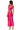 BARDOT AUDREY ONE SHOULDER DRESS IN HOT PINK