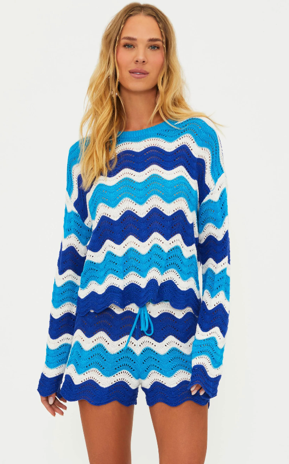 BEACH RIOT BEACH SWEATER IN RIVIERA WAVES