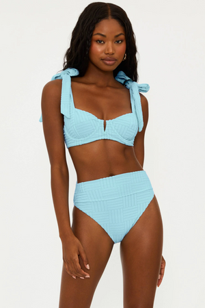 BEACH RIOT BLAIR TOP IN BLUEBERRY ICE