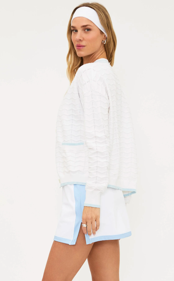 BEACH RIOT GENE CARDIGAN IN COASTAL WAVES