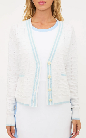 BEACH RIOT GENE CARDIGAN IN COASTAL WAVES