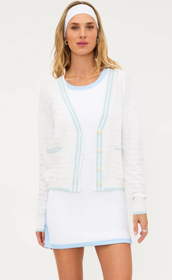 BEACH RIOT GENE CARDIGAN IN COASTAL WAVES
