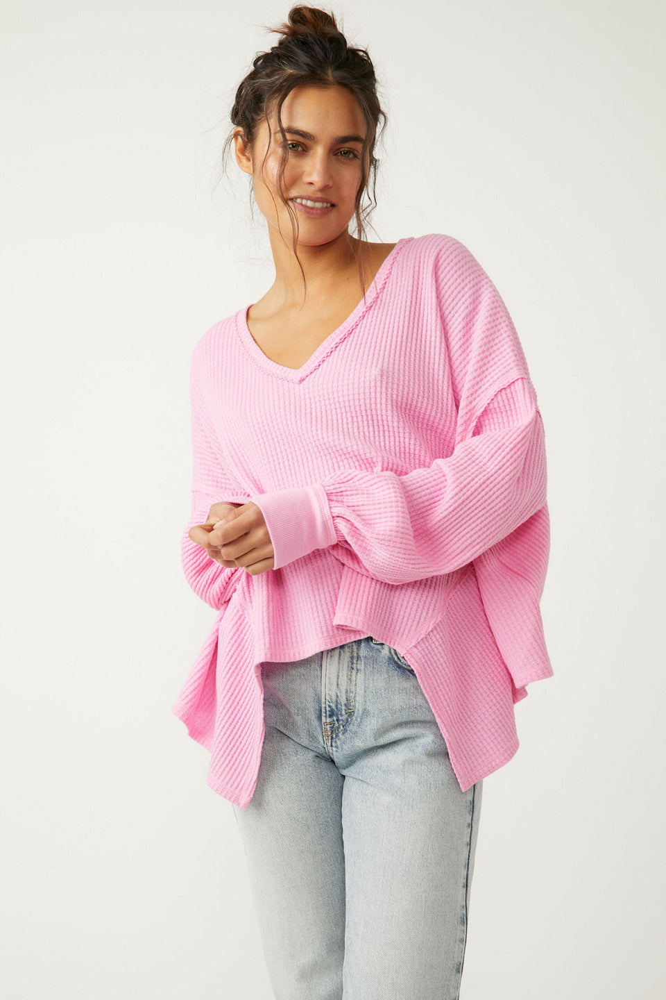FREE PEOPLE CORALINE THERMAL IN SUGAR MAGNOLIA