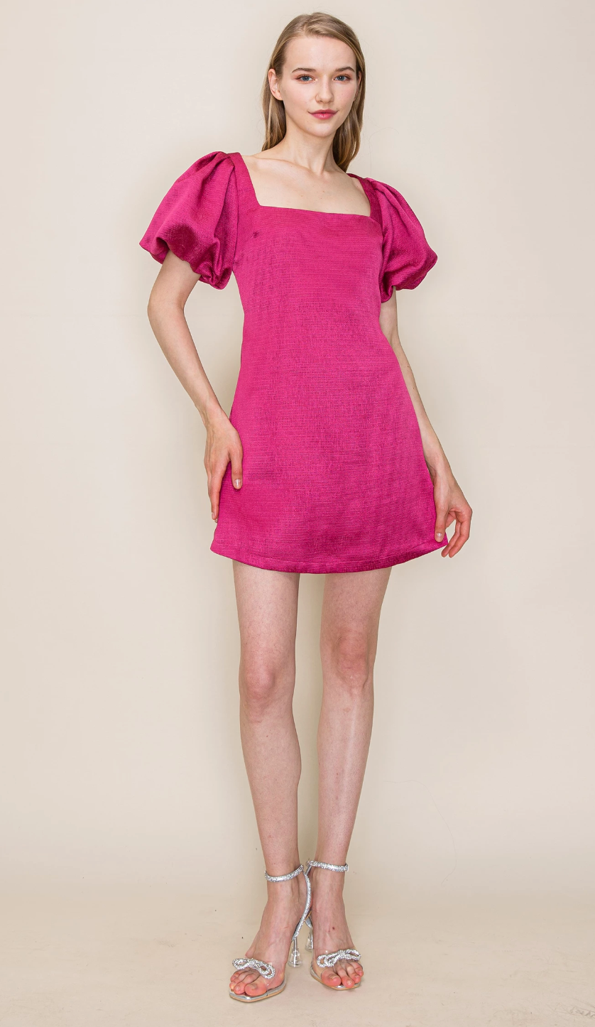 DOLCE DRESS IN MAGENTA