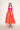 TWO TONE TAFFETA LACE UP BACK MIDI DRESS