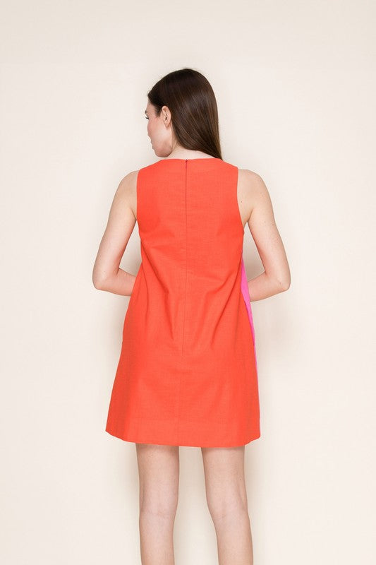 SCALLOPED EDGE DETAIL BUTTON DOWN DRESS