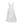 White dress with ruffled layers on a white background