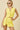 CREPE WAVY VEST AND SKIRT SET IN LEMON