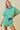 GREEN AND BLUE STRIPED TEE AND SHORT SET