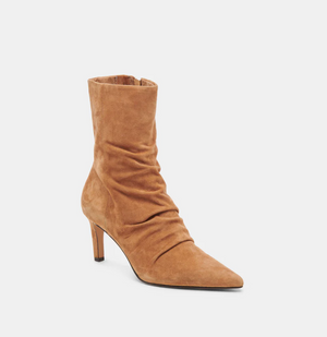 DOLCE VITA FERNLY BOOTS IN PECAN SUEDE