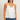 A woman modeling a white satin camisole top with thin spaghetti straps and a V-neckline, paired with blue jeans, against a plain off-white studio background.
