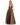DRESS THE POPULATION CHRISTINA HALTER GOWN IN BRONZE