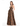 DRESS THE POPULATION CHRISTINA HALTER GOWN IN BRONZE