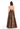 DRESS THE POPULATION CHRISTINA HALTER GOWN IN BRONZE