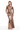 DRESS THE POPULATION JOHANNA GOWN IN BRONZE
