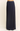 A navy blue pinstripe maxi skirt with a front slit, shown on a model against a plain off-white background.