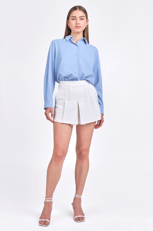 LESTER CLASSIC DRESS SHIRT IN POWDER BLUE