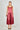 ENDLESS ROSE SABRINA SATIN MIDI DRESS IN MERLOT