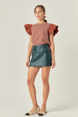 ENGLISH FACTORY SKORT IN TEAL