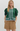 DRAPED SLEEVE TOP IN HUNTER GREEN