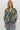 EVERLY RUFFLE PRINT BLOUSE IN OLIVE