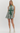 FLORAL EMBROIDERED SLEEVELESS MINI DRESS IN GREEN