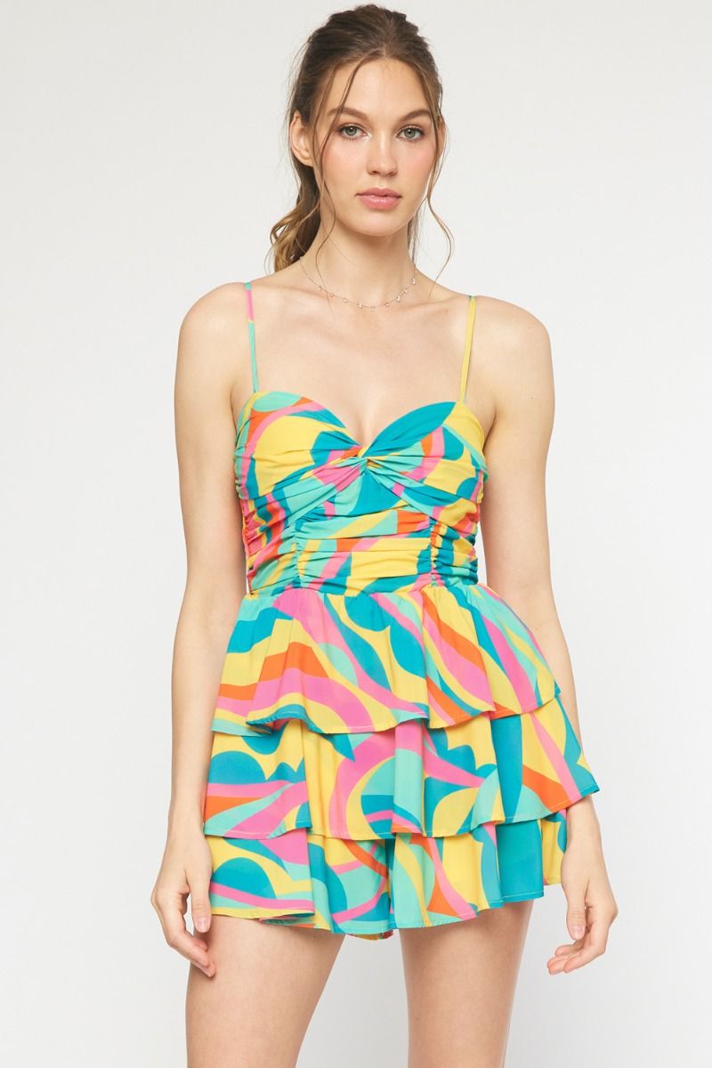 KELLIE TIERED ROMPER