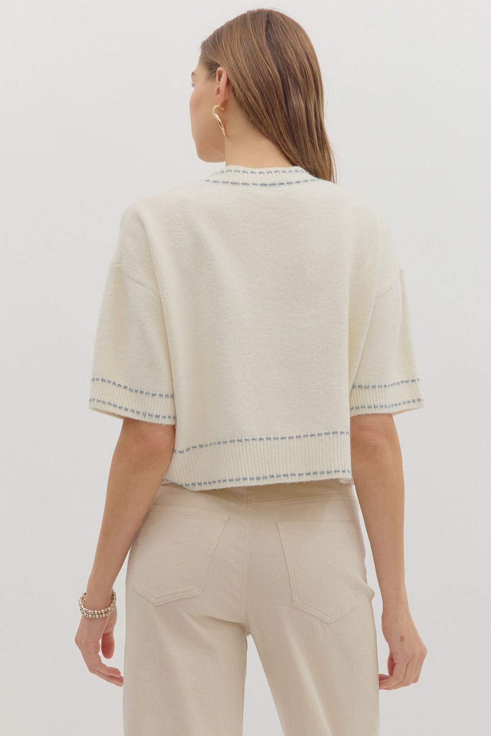 MARLOWE CARDIGAN IN CREAM