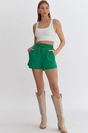 QUINN SHORTS IN GREEN