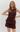 SLEEVELESS ROUND NECK PLAYSUIT IN CHOCOLATE BROWN