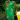 Woman wearing a green dress with floral embroidery standing outdoors.