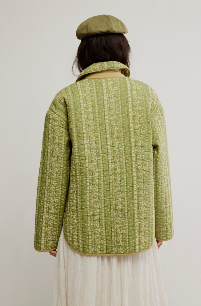 FREE PEOPLE ALEXIE JACKET IN OLIVE