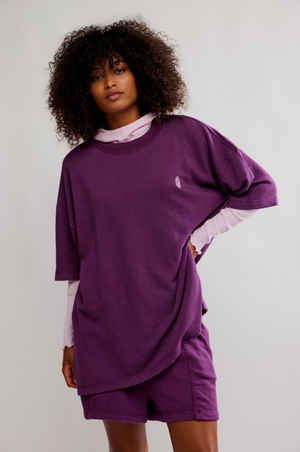 FREE PEOPLE BACK ME UP SET IN DEEP MULBERRY
