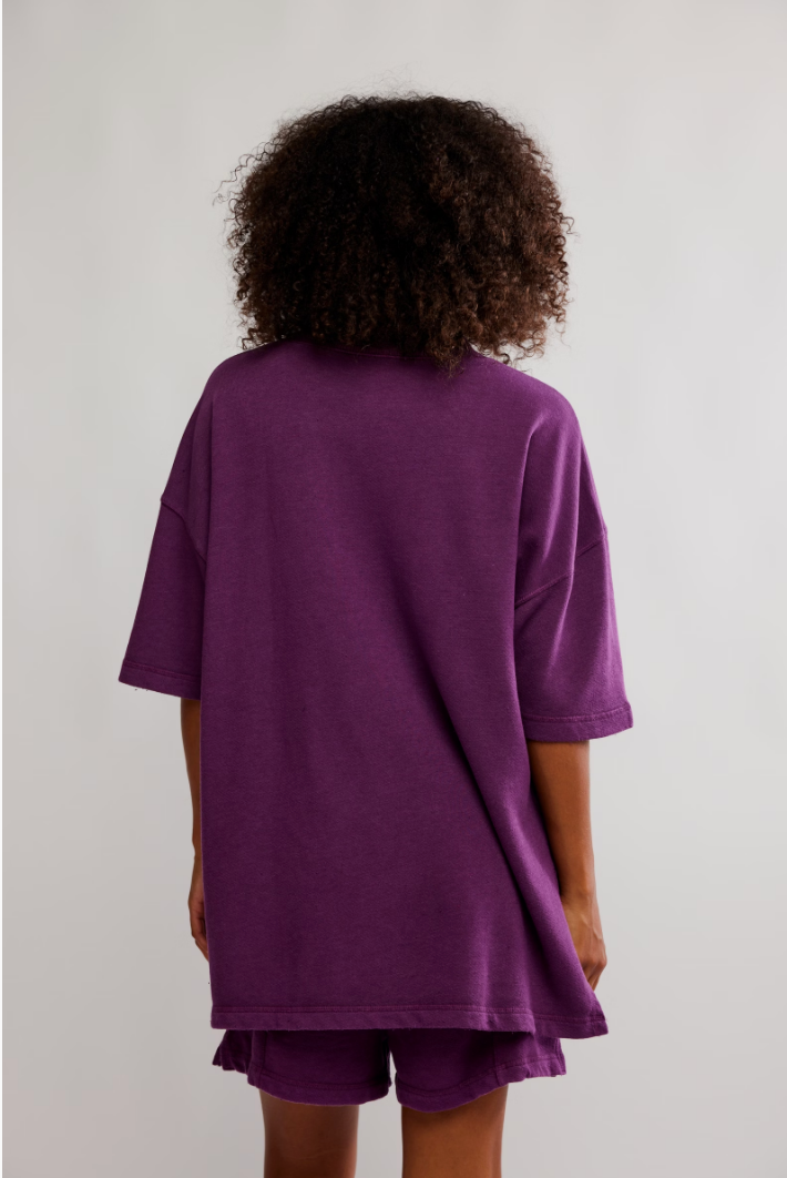 FREE PEOPLE BACK ME UP SET IN DEEP MULBERRY