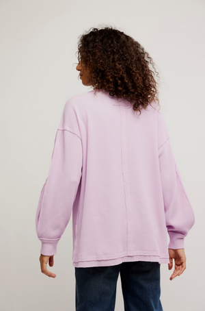 FREE PEOPLE COAST 2 COAST THERMAL IN BLUSH LILAC