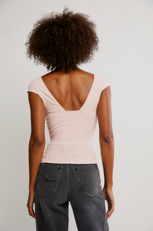 FREE PEOPLE DUO CORSET CAMI IN BALLET